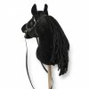 Hobby Horse – koń na kiju dla dzieci 68 cm (czarny)